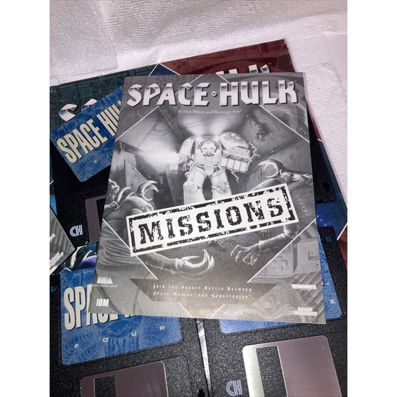 Space Hulk (1993, PC) Big Box 3.5" Floppys Complete USED 4 Disk Game - Picture 4 of 16